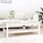 vidaXL Couchtisch Weiß 110x50x40 cm Massivholz Kiefer vidaXL Couchtisch Weiß 110x50x40 cm Massivholz Kiefer