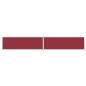 vidaXL Seitenmarkise Ausziehbar Rot 200x1200 cm vidaXL Seitenmarkise Ausziehbar Rot 200x1200 cm