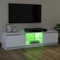 vidaXL TV-Schrank mit LED-Leuchten Weiß 120x30x35,5 cm vidaXL TV-Schrank mit LED-Leuchten Weiß 120x30x35,5 cm