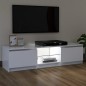 vidaXL TV-Schrank mit LED-Leuchten Weiß 120x30x35,5 cm vidaXL TV-Schrank mit LED-Leuchten Weiß 120x30x35,5 cm