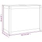 vidaXL Wäschetruhe 88,5x44x66 cm Massivholz Kiefer vidaXL Wäschetruhe 88,5x44x66 cm Massivholz Kiefer
