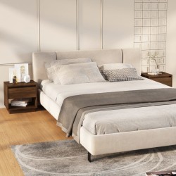 vidaXL Nachttische 2 Stk. Braun Eiche-Optik 45x34x44 cm Holzwerkstoff