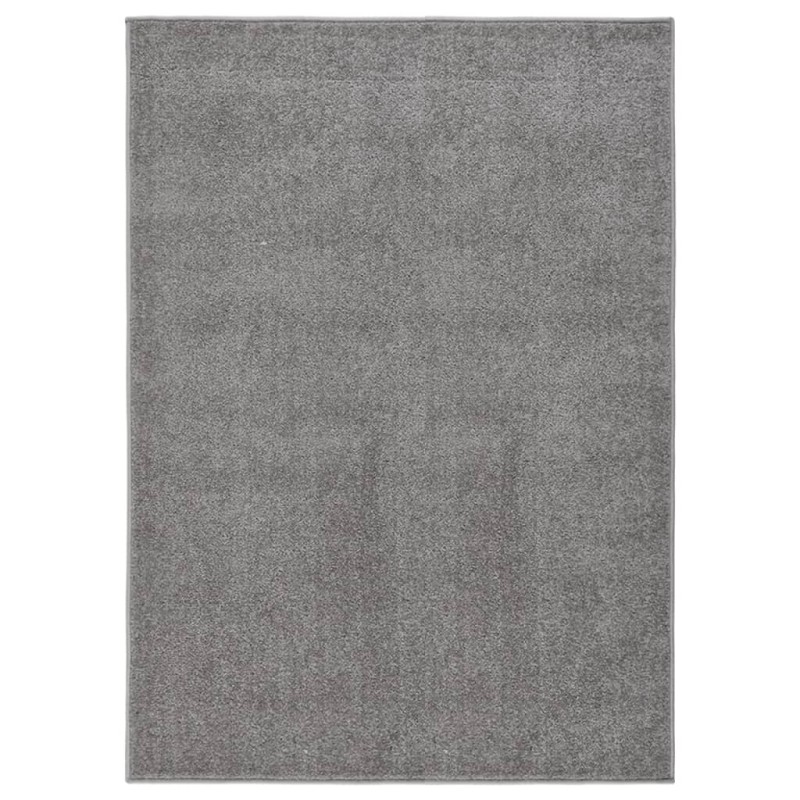 vidaXL Teppich Kurzflor 120x170 cm Grau vidaXL Teppich Kurzflor 120x170 cm Grau