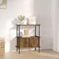 vidaXL Regal mit 3 Böden und Schrank 80x40x92 cm Stahl Holzwerkstoff vidaXL Regal mit 3 Böden und Schrank 80x40x92 cm Stahl Holzwerkstoff