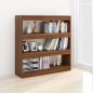vidaXL Bücherregal/Raumteiler Braun Eichen-Optik 100×30×103 cm vidaXL Bücherregal/Raumteiler Braun Eichen-Optik 100×30×103 cm