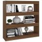 vidaXL Bücherregal/Raumteiler Braun Eichen-Optik 100×30×103 cm vidaXL Bücherregal/Raumteiler Braun Eichen-Optik 100×30×103 cm