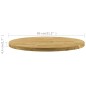 vidaXL Tischplatte Eichenholz Massiv Rund 44 mm 800 mm vidaXL Tischplatte Eichenholz Massiv Rund 44 mm 800 mm