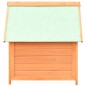 vidaXL Hundehütte Kiefernholz & Tannenholz Massiv 72x85x82 cm vidaXL Hundehütte Kiefernholz & Tannenholz Massiv 72x85x82 cm