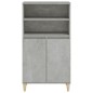 vidaXL Highboard Betongrau 60x36x110 cm Holzwerkstoff vidaXL Highboard Betongrau 60x36x110 cm Holzwerkstoff