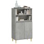vidaXL Highboard Betongrau 60x36x110 cm Holzwerkstoff vidaXL Highboard Betongrau 60x36x110 cm Holzwerkstoff