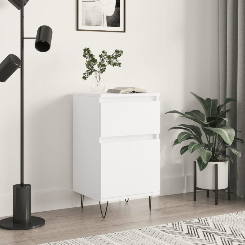 vidaXL Sideboard Weiß 40x35x70 cm Holzwerkstoff vidaXL Sideboard Weiß 40x35x70 cm Holzwerkstoff
