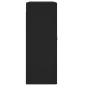 vidaXL Wandschrank Schwarz 69,5x34x90 cm Holzwerkstoff vidaXL Wandschrank Schwarz 69,5x34x90 cm Holzwerkstoff