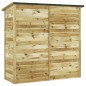 vidaXL Garten-Geräteschuppen Kiefernholz Imprägniert 182x76x175 cm vidaXL Garten-Geräteschuppen Kiefernholz Imprägniert 182x76x175 cm