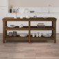 vidaXL Werkbank Honigbraun 181x50x80 cm Massivholz Kiefer vidaXL Werkbank Honigbraun 181x50x80 cm Massivholz Kiefer