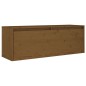 vidaXL Wandschrank Honigbraun 100x30x35 cm Massivholz Kiefer vidaXL Wandschrank Honigbraun 100x30x35 cm Massivholz Kiefer