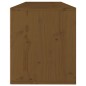 vidaXL Wandschrank Honigbraun 100x30x35 cm Massivholz Kiefer vidaXL Wandschrank Honigbraun 100x30x35 cm Massivholz Kiefer