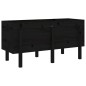 vidaXL Hochbeet Schwarz 121x50x57 cm Massivholz Kiefer vidaXL Hochbeet Schwarz 121x50x57 cm Massivholz Kiefer