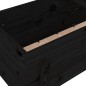 vidaXL Hochbeet Schwarz 121x50x57 cm Massivholz Kiefer vidaXL Hochbeet Schwarz 121x50x57 cm Massivholz Kiefer