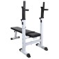Hantelbank mit Ablage, Langhantel und Kurzhantel-Set 60,5 kg Hantelbank mit Ablage, Langhantel und Kurzhantel-Set 60,5 kg