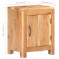 vidaXL Nachttisch 40x30x50 cm Akazie Massivholz vidaXL Nachttisch 40x30x50 cm Akazie Massivholz