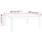 vidaXL Couchtisch 100x100x40 cm Massivholz Kiefer vidaXL Couchtisch 100x100x40 cm Massivholz Kiefer