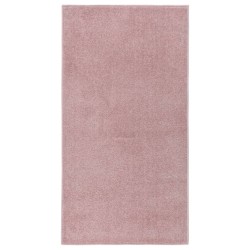 vidaXL Teppich Kurzflor 80x150 cm Rosa