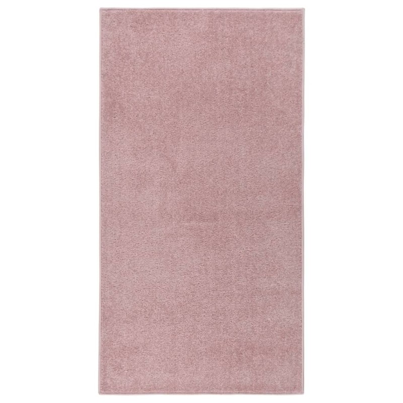 vidaXL Teppich Kurzflor 80x150 cm Rosa vidaXL Teppich Kurzflor 80x150 cm Rosa