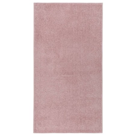vidaXL Teppich Kurzflor 80x150 cm Rosa