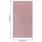 vidaXL Teppich Kurzflor 80x150 cm Rosa vidaXL Teppich Kurzflor 80x150 cm Rosa