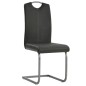 vidaXL Freischwinger 6 Stk. Grau Kunstleder vidaXL Freischwinger 6 Stk. Grau Kunstleder