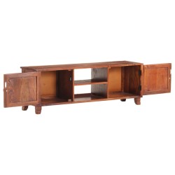 vidaXL TV-Schrank Honigbraun 120x30x41 cm Massivholz Akazie