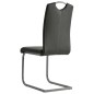 vidaXL Freischwinger 6 Stk. Grau Kunstleder vidaXL Freischwinger 6 Stk. Grau Kunstleder
