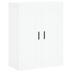 vidaXL Wandschrank Weiß 69,5x34x90 cm Holzwerkstoff