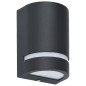 vidaXL Außenwandleuchten 2 Stk. 35 W Schwarz Halbrund vidaXL Außenwandleuchten 2 Stk. 35 W Schwarz Halbrund