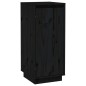 vidaXL Sideboard Schwarz 31,5x34x75 cm Massivholz Kiefer vidaXL Sideboard Schwarz 31,5x34x75 cm Massivholz Kiefer