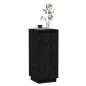 vidaXL Sideboard Schwarz 31,5x34x75 cm Massivholz Kiefer vidaXL Sideboard Schwarz 31,5x34x75 cm Massivholz Kiefer