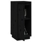 vidaXL Sideboard Schwarz 31,5x34x75 cm Massivholz Kiefer vidaXL Sideboard Schwarz 31,5x34x75 cm Massivholz Kiefer