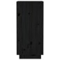 vidaXL Sideboard Schwarz 31,5x34x75 cm Massivholz Kiefer vidaXL Sideboard Schwarz 31,5x34x75 cm Massivholz Kiefer