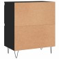 vidaXL Sideboards 3 Stk. Schwarz Holzwerkstoff vidaXL Sideboards 3 Stk. Schwarz Holzwerkstoff