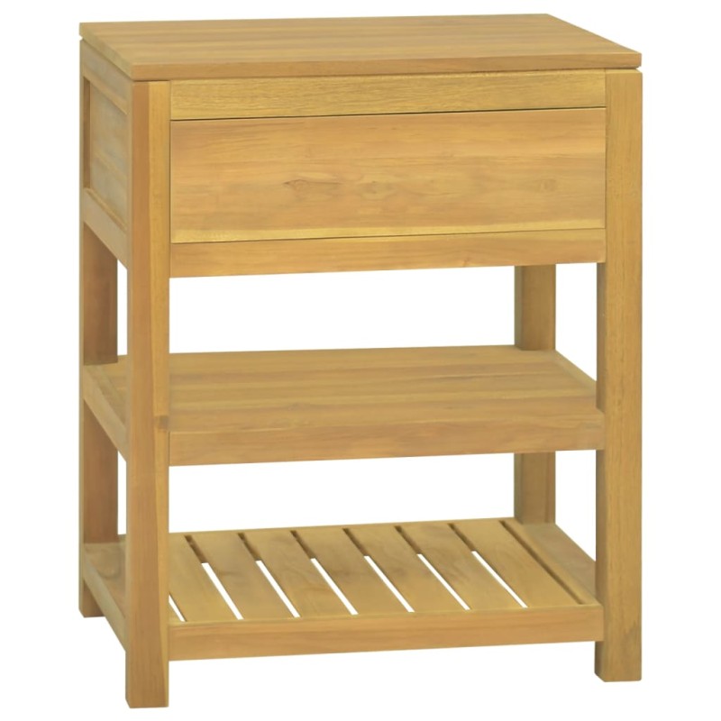 vidaXL Badschrank 60x45x75 cm Massivholz Teak vidaXL Badschrank 60x45x75 cm Massivholz Teak