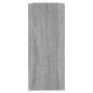 vidaXL Bücherregal/Raumteiler Grau Sonoma 100×30×72 cm