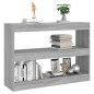 vidaXL Bücherregal/Raumteiler Grau Sonoma 100×30×72 cm