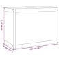vidaXL Wäschetruhe Weiß 88,5x44x66 cm Massivholz Kiefer vidaXL Wäschetruhe Weiß 88,5x44x66 cm Massivholz Kiefer