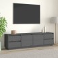 vidaXL TV-Schrank Grau 176x37x47,5 cm Massivholz Kiefer vidaXL TV-Schrank Grau 176x37x47,5 cm Massivholz Kiefer