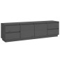 vidaXL TV-Schrank Grau 176x37x47,5 cm Massivholz Kiefer vidaXL TV-Schrank Grau 176x37x47,5 cm Massivholz Kiefer