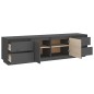 vidaXL TV-Schrank Grau 176x37x47,5 cm Massivholz Kiefer vidaXL TV-Schrank Grau 176x37x47,5 cm Massivholz Kiefer