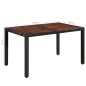 vidaXL 7-tlg. Garten-Essgruppe Poly Rattan Akazie Massivholz Schwarz vidaXL 7-tlg. Garten-Essgruppe Poly Rattan Akazie Massivholz Schwarz