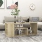 vidaXL Couchtisch Sonoma-Eiche 100x50x40 cm Holzwerkstoff vidaXL Couchtisch Sonoma-Eiche 100x50x40 cm Holzwerkstoff