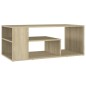 vidaXL Couchtisch Sonoma-Eiche 100x50x40 cm Holzwerkstoff vidaXL Couchtisch Sonoma-Eiche 100x50x40 cm Holzwerkstoff