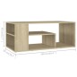 vidaXL Couchtisch Sonoma-Eiche 100x50x40 cm Holzwerkstoff vidaXL Couchtisch Sonoma-Eiche 100x50x40 cm Holzwerkstoff
